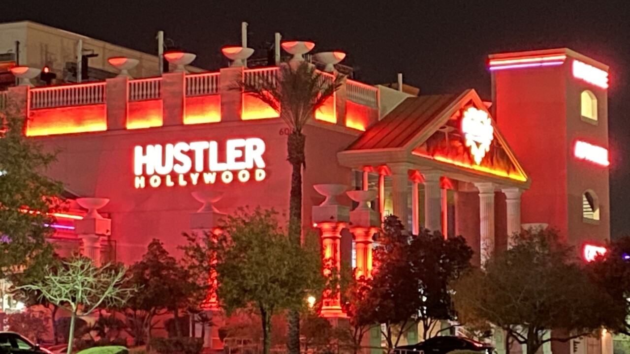 Hustler Hollywood is a large adult toy and sex shop colocated inside Larry Flynt's Hustler Club in Las Vegas