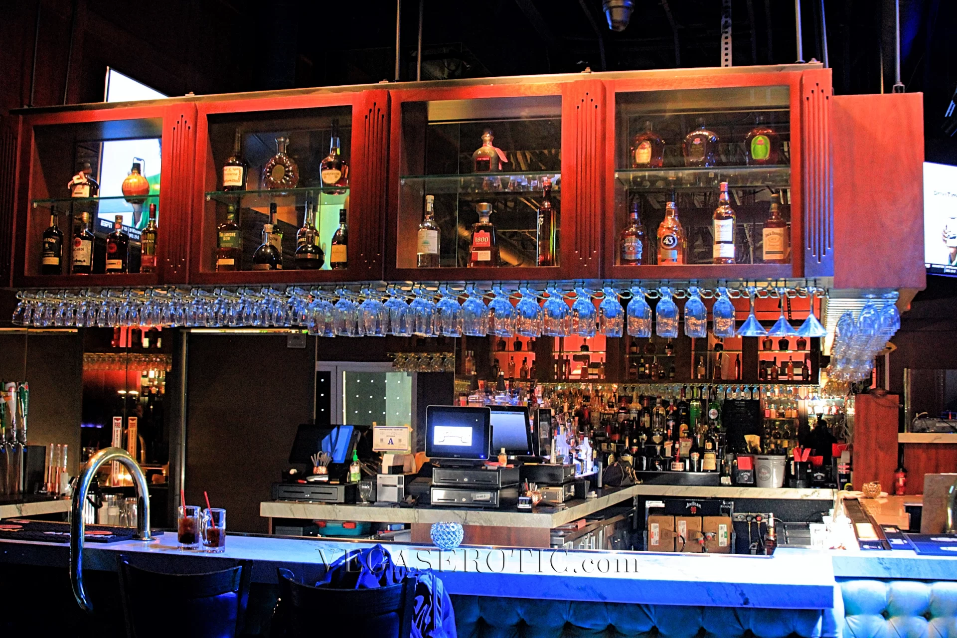 Main bar at Scores strip club